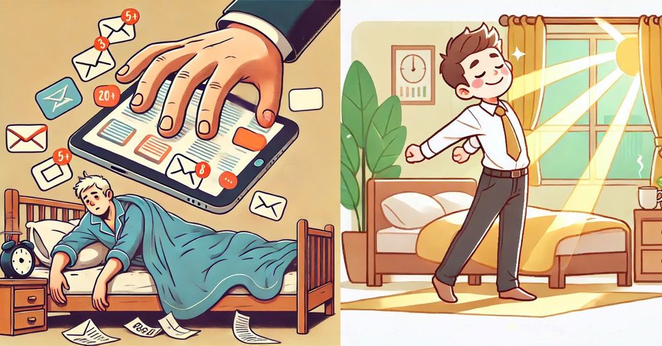 Một buổi sáng của doanh nhân hạnh phúc Một buổi sáng của doanh nhân hạnh phúc