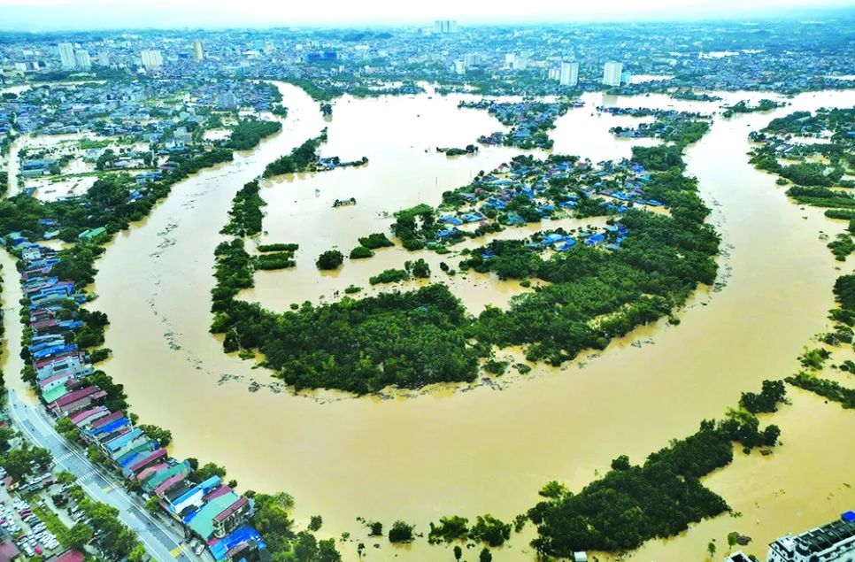 Lũ lịch sử ở Thái Nguyên