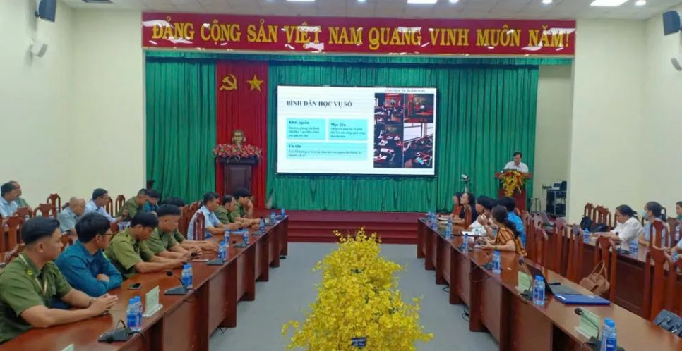 Quang cảnh lớp tập huấn Quang cảnh lớp tập huấn