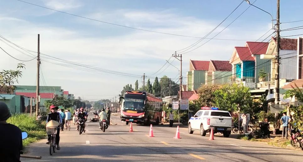 Hiện trường vụ tai nạn giao thông
