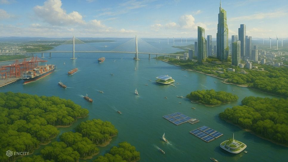 Hình 5: Liệu vùng vịnh Gành Rái có thể trở thành phòng thí nghiệm cho những công nghệ xây dựng đô thị sinh thái biển?