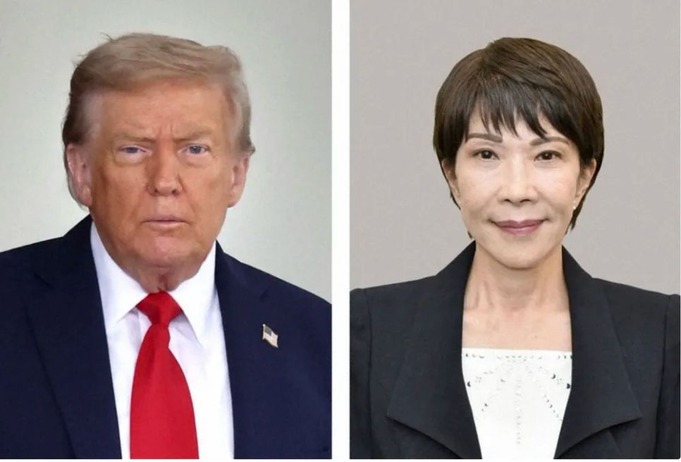 Tổng thống Mỹ Donald Trump và Thủ tướng Nhật Sanae Takaichi. Ảnh: KYODO Tổng thống Mỹ Donald Trump và Thủ tướng Nhật Sanae Takaichi. Ảnh: KYODO
