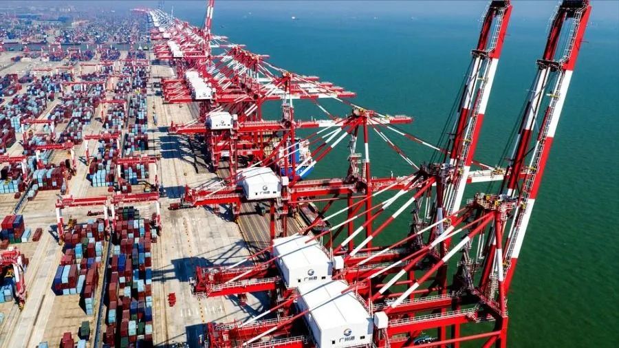 Cảng Nam Sa tại Quảng Châu, Trung Quốc. Ảnh: XINHUA Cảng Nam Sa tại Quảng Châu, Trung Quốc. Ảnh: XINHUA