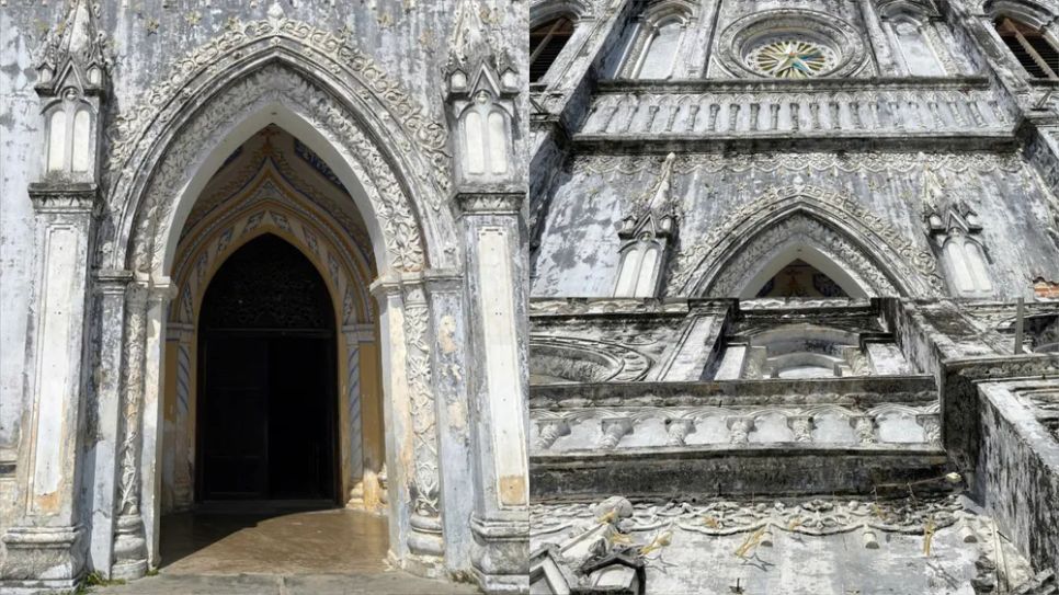 Nhà thờ được xây dựng theo lối kiến trúc Gothic - một phong cách kiến trúc bắt đầu phát triển từ nửa sau thời Trung cổ ở Tây Âu và thịnh hành cho đến tận cuối thế kỷ 16