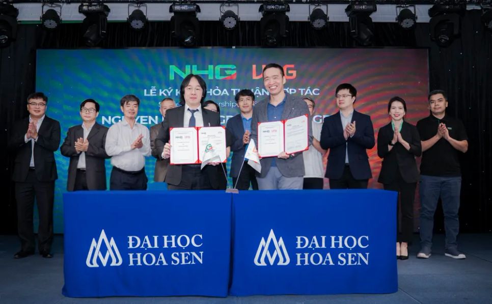 Buổi lễ ghi nhận sự hợp tác giữa hai doanh nghiệp hàng đầu trong lĩnh vực giáo dục và công nghệ tại Việt Nam