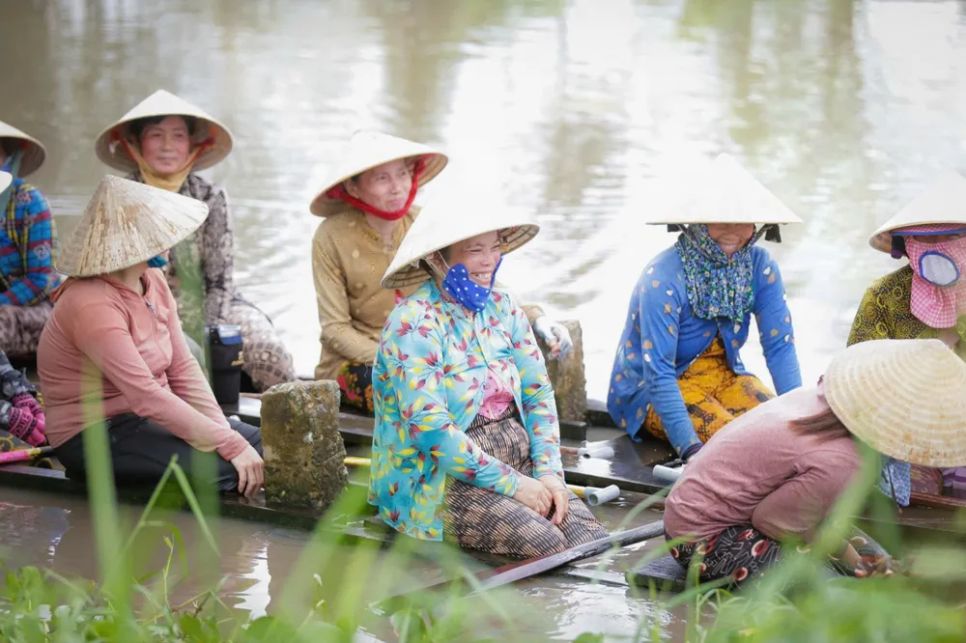 Phút nghỉ ngơi sau khi miệt mài tập luyện. Ảnh: Mr Chu