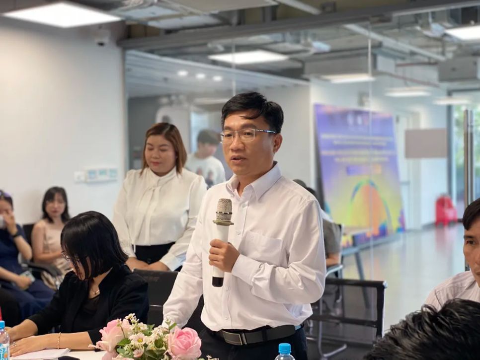 Ông Trần Trọng Tuyên, Phó Giám đốc Sở KH-CN TPHCM phát biểu tại hội thảo Ông Trần Trọng Tuyên, Phó Giám đốc Sở KH-CN TPHCM phát biểu tại hội thảo