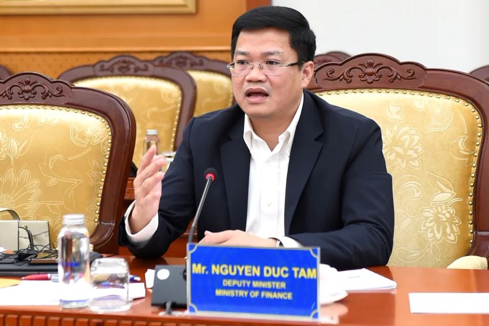 Thứ trưởng Bộ Tài chính Nguyễn Đức Tâm. Ảnh: <span style=