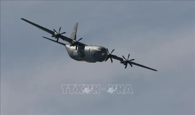 Máy bay vận tải quân sự C-130 Hercules. Ảnh: TTXVN