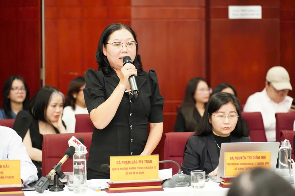 Bà Phạm Đắc Mỵ Trân cho biết Luật Quảng cáo 2025 có nhiều điểm mới quan trọng mà doanh nghiệp, người có ảnh hưởng cần lưu ý Bà Phạm Đắc Mỵ Trân cho biết Luật Quảng cáo 2025 có nhiều điểm mới quan trọng mà doanh nghiệp, người có ảnh hưởng cần lưu ý