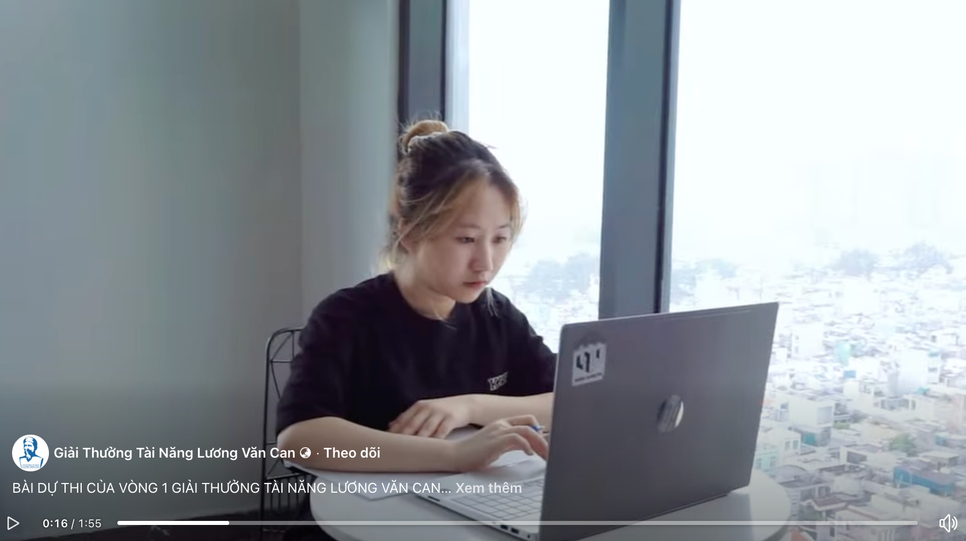 Thí sinh Nguyễn Ngọc Thanh Nhàn tham gia dự thi video Thí sinh Nguyễn Ngọc Thanh Nhàn tham gia dự thi video