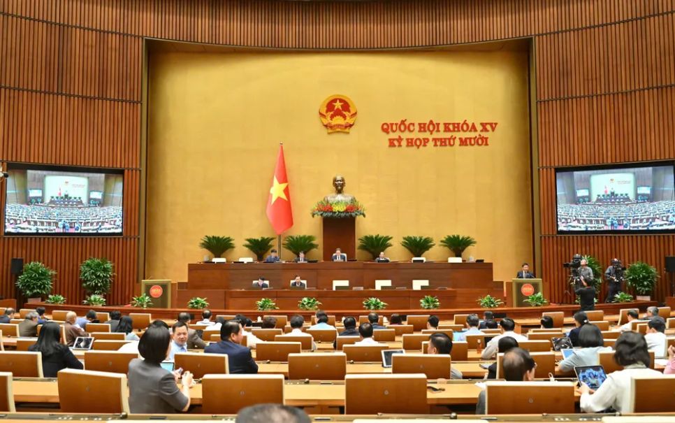 Phiên họp chiều 14-11. Ảnh: VIẾT CHUNG Phiên họp chiều 14-11. Ảnh: VIẾT CHUNG