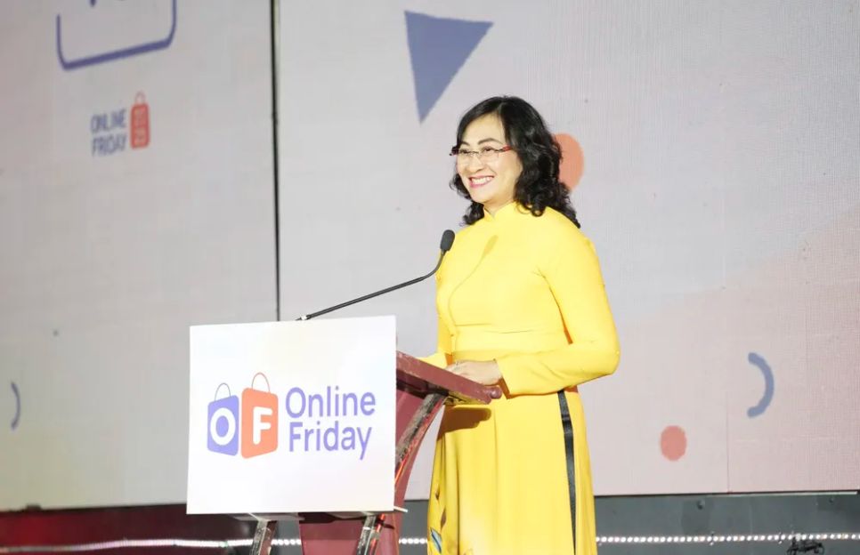 Thứ trưởng Bộ Công thương Phan Thị Thắng phát biểu khai mạc Thứ trưởng Bộ Công thương Phan Thị Thắng phát biểu khai mạc