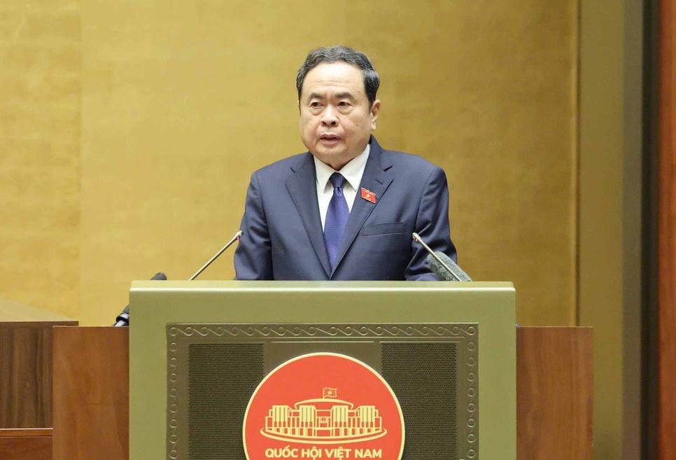 Ủy viên Bộ Chính trị, Chủ tịch Quốc hội Trần Thanh Mẫn. Ảnh: Phạm Thắng