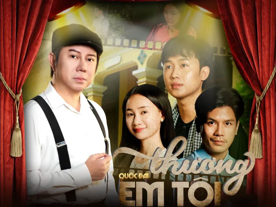 <p> Quốc Đại và các nghệ sĩ tham gia MV </p>