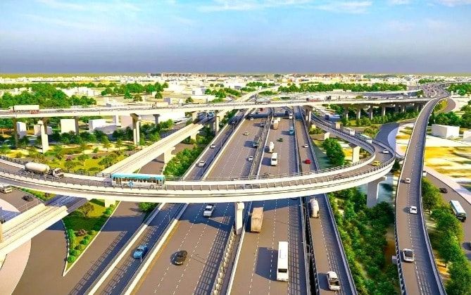 Phối cảnh của dự án Vành đai 4 TP.HCM Phối cảnh của dự án Vành đai 4 TP.HCM