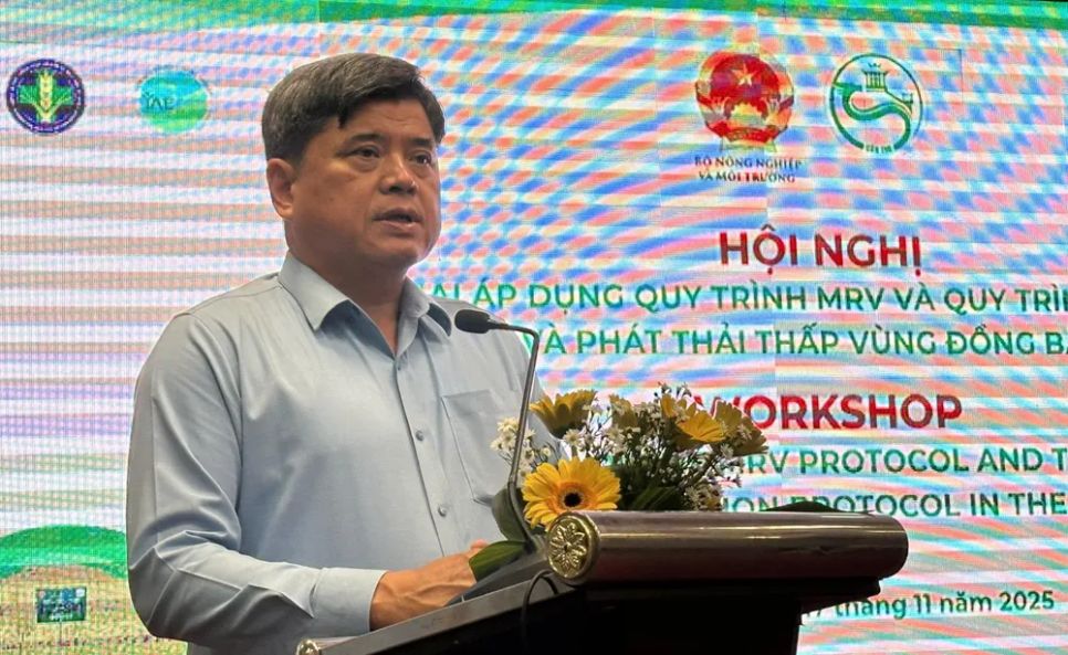 Thứ trưởng Bộ NN-MT Trần Thanh Nam phát biểu tại hội nghị Thứ trưởng Bộ NN-MT Trần Thanh Nam phát biểu tại hội nghị