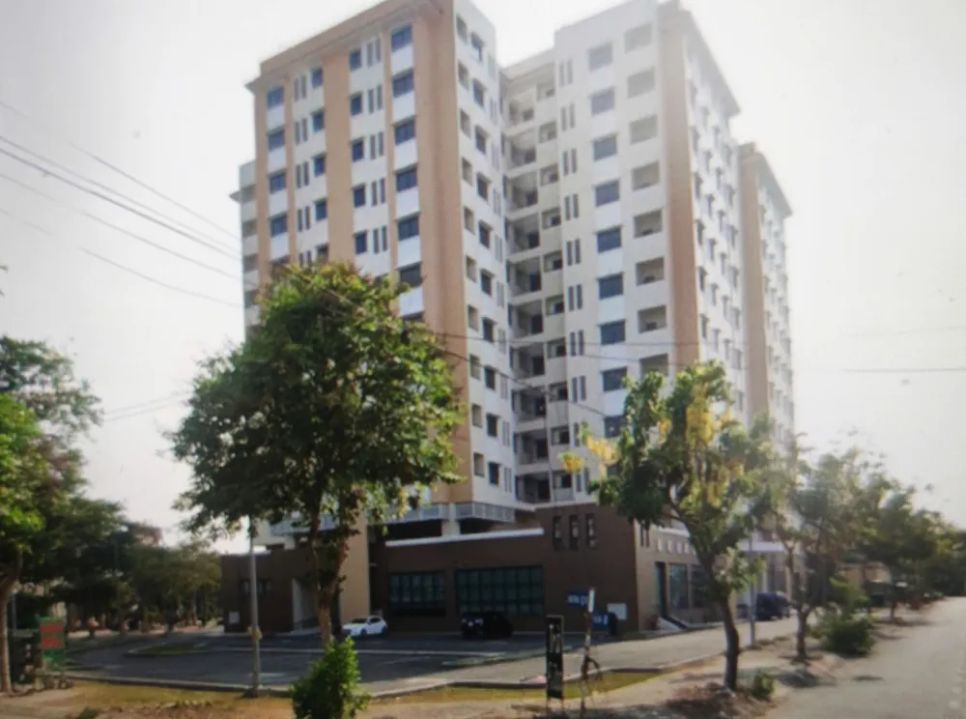 Dự án chung cư 12 tầng khu tái định cư 10ha, phường Đông Hưng Thuận. Ảnh: TH