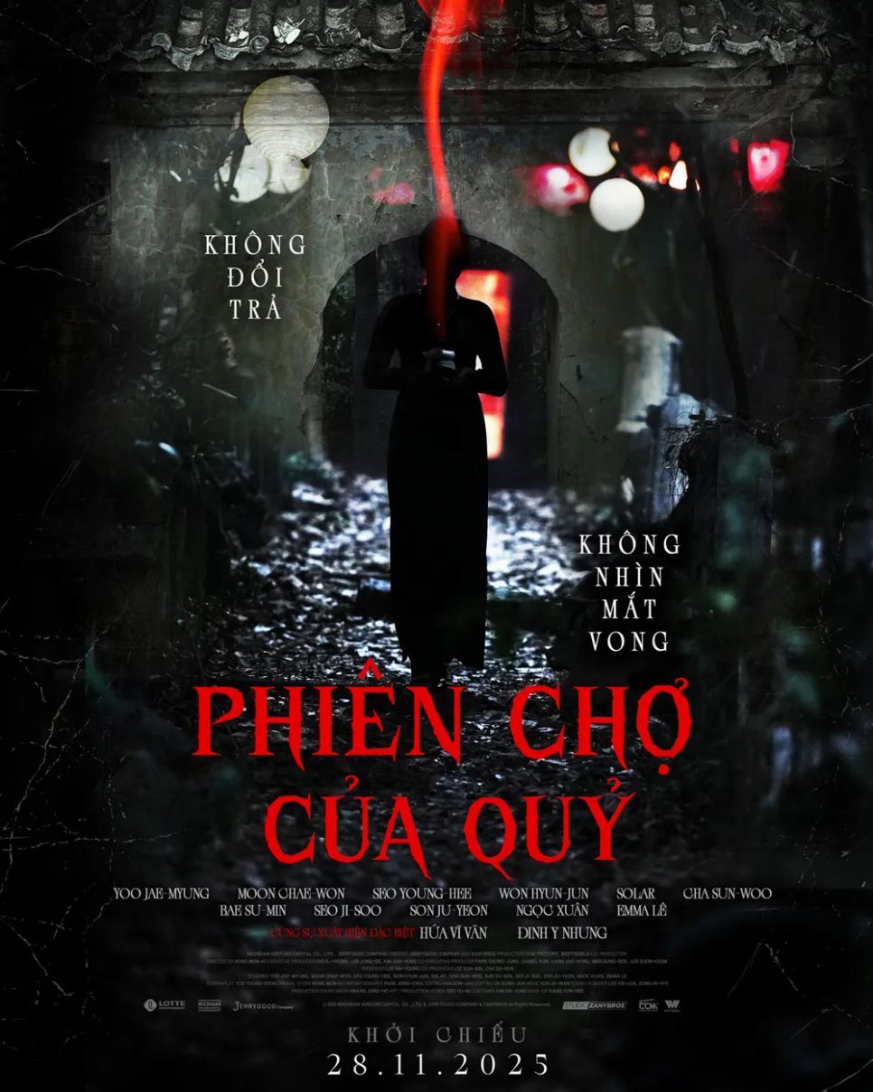 <i>Poster bộ phim Phiên chợ của quỷ. Ảnh: ĐPCC</i>