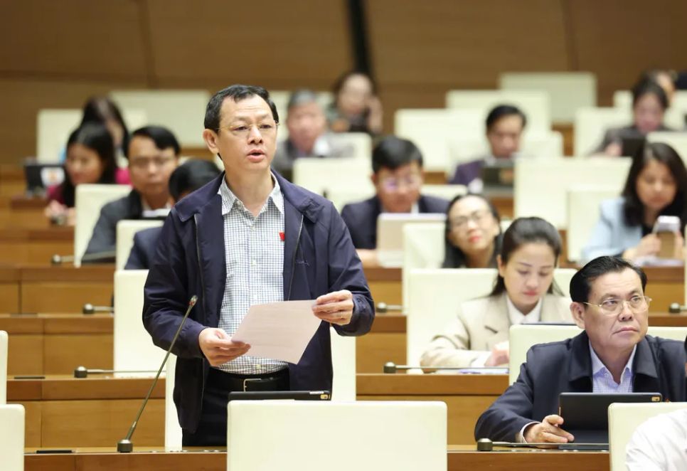 Đại biểu Nguyễn Tri Thức (TPHCM). Ảnh: QUANG PHÚC