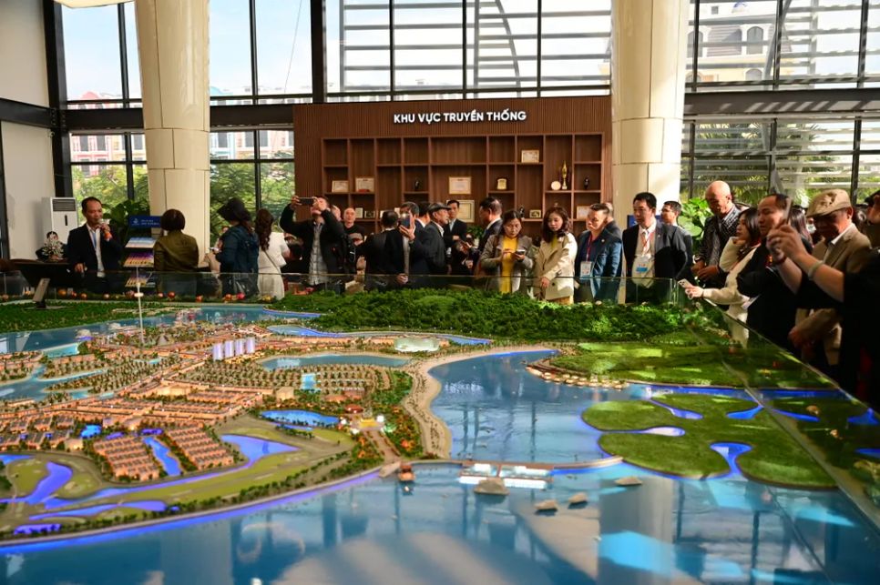 Người dân, du khách, đơn vị lữ hành tham quan phối cảnh khu rừng ngập mặt Đồi Rồng - một địa danh thu hút du khách thập phương tại TP Hải Phòng. Ảnh: ĐỖ TRUNG