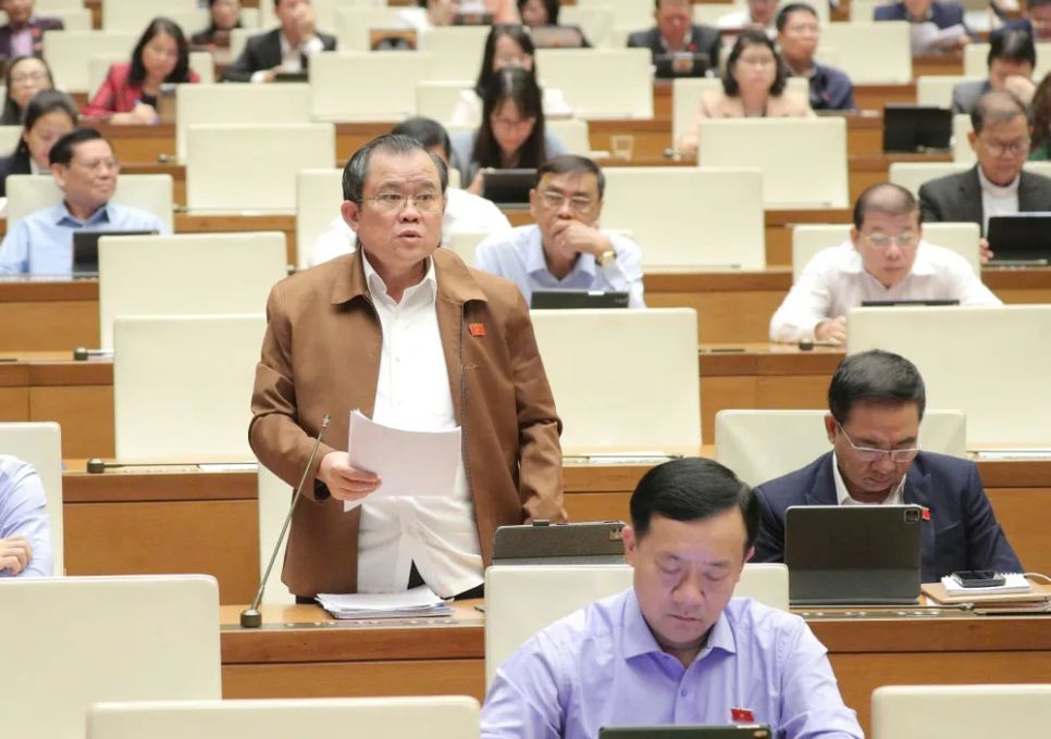 Đại biểu Nguyễn Tâm Hùng (TPHCM). Ảnh: VIẾT CHUNG Đại biểu Nguyễn Tâm Hùng (TPHCM). Ảnh: VIẾT CHUNG