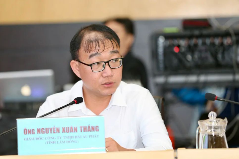 Ông Nguyễn Xuân Thắng, Giám đốc Công ty TNHH Hải Âu Phát trao đổi tại tọa đàm. Ảnh: DŨNG PHƯƠNG Ông Nguyễn Xuân Thắng, Giám đốc Công ty TNHH Hải Âu Phát trao đổi tại tọa đàm. Ảnh: DŨNG PHƯƠNG