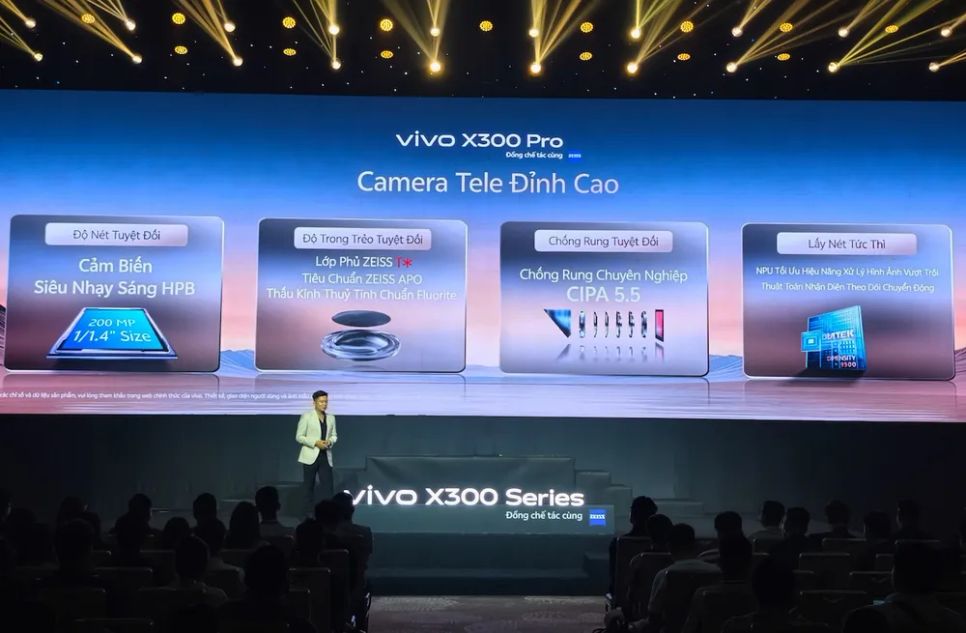 vivo Việt Nam ra mắt bộ đôi sản phẩm có camera lên đến 200MP