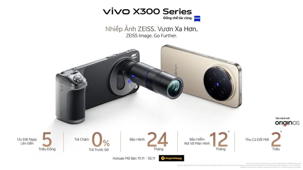 vivo Việt Nam ra mắt bộ đôi sản phẩm có camera lên đến 200MP