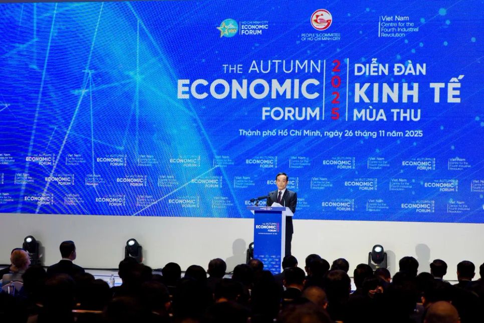 Bí thư Thành ủy TPHCM Trần Lưu Quang phát biểu khai mạc Diễn đàn. Ảnh: HOÀNG HÙNG Bí thư Thành ủy TPHCM Trần Lưu Quang phát biểu khai mạc Diễn đàn. Ảnh: HOÀNG HÙNG