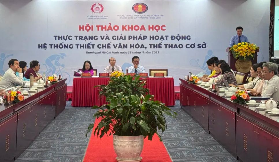Hội thảo khoa học “Thực trạng và giải pháp hoạt động hệ thống thiết chế văn hóa, thể thao cơ sở”