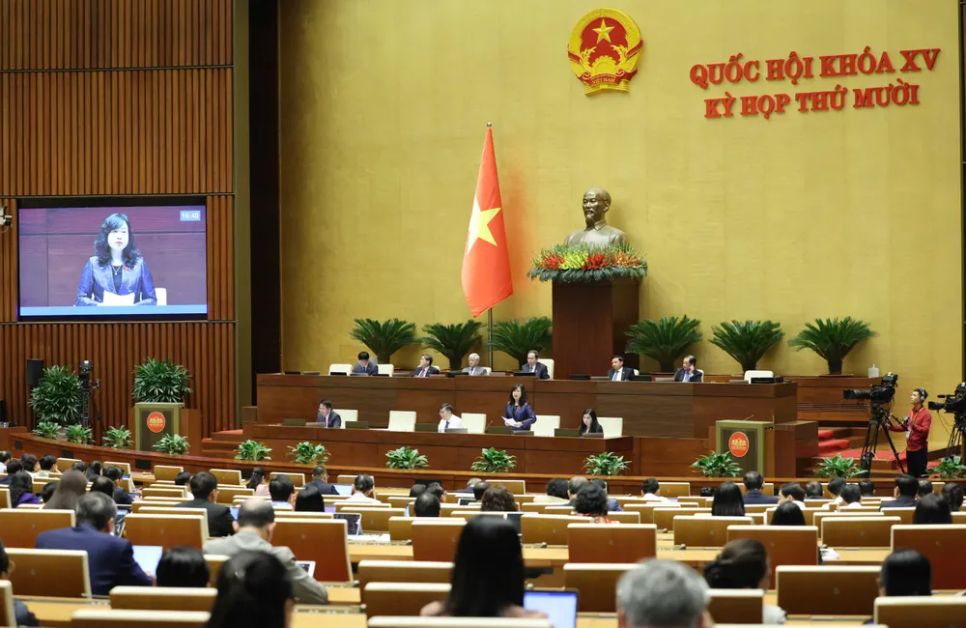 Quang cảnh Quốc hội sáng 2-12. Ảnh: QUANG PHÚC Quang cảnh Quốc hội sáng 2-12. Ảnh: QUANG PHÚC