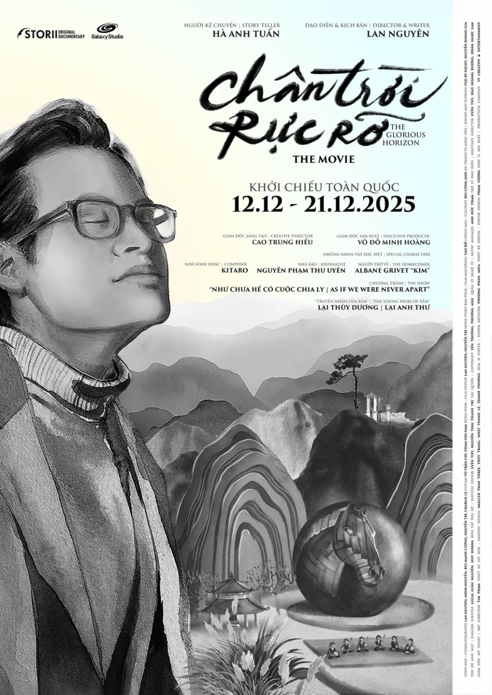 <i>Poster phim tài liệu Chân trời rực rỡ. Ảnh: ĐPCC</i>