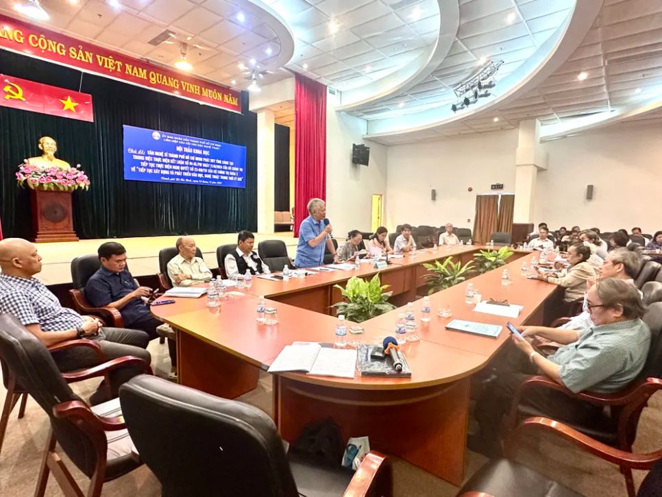 Hội thảo quy tụ đông đảo lãnh đạo và hội viên từ các hội chuyên ngành VHNT