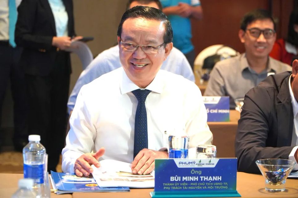 Phó Chủ tịch UBND TPHCM Bùi Minh Thạnh tại buổi hội thảo. Ảnh: NÔNG NGÂN