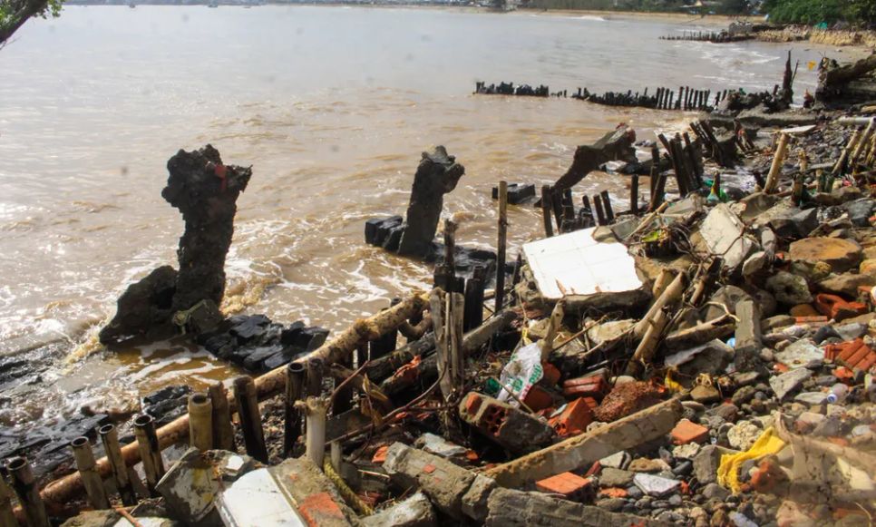 Quảng Ngãi: Bờ biển An Hải sạt lở nghiêm trọng do triều cường xâm thực Quảng Ngãi: Bờ biển An Hải sạt lở nghiêm trọng do triều cường xâm thực