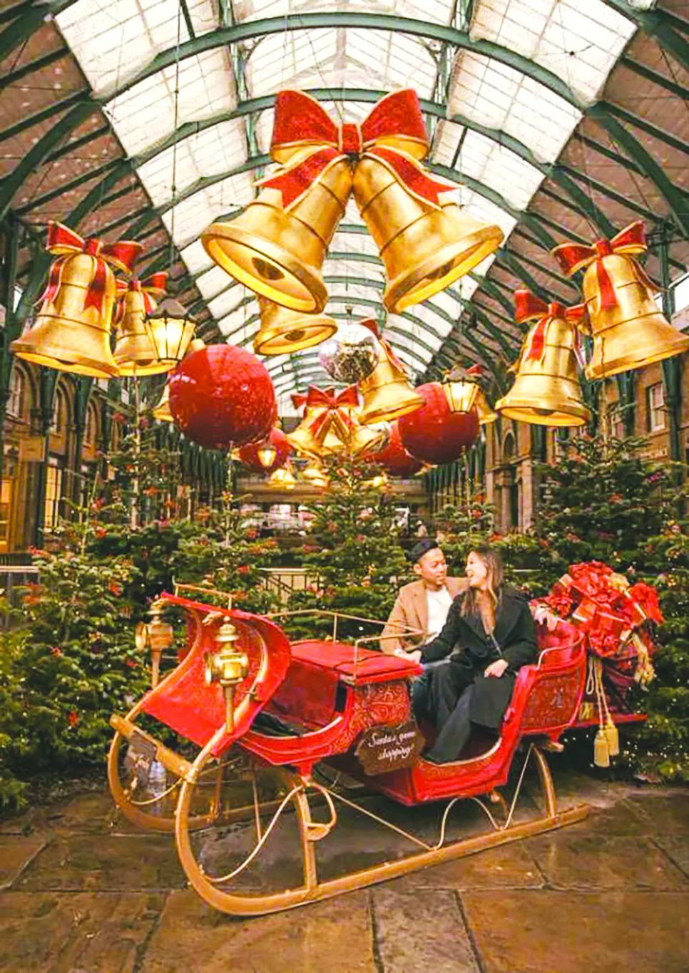 Chợ Giáng sinh ở London, Anh. Ảnh: NAM VINH Chợ Giáng sinh ở London, Anh. Ảnh: NAM VINH