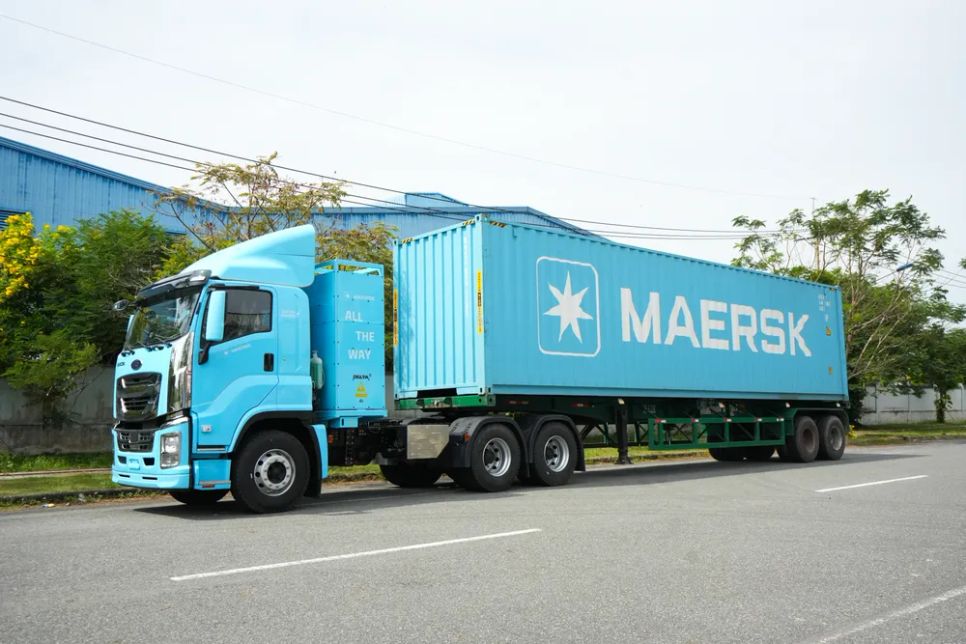 Maersk ra mắt dòng xe tải điện, thúc đẩy giảm phát thải