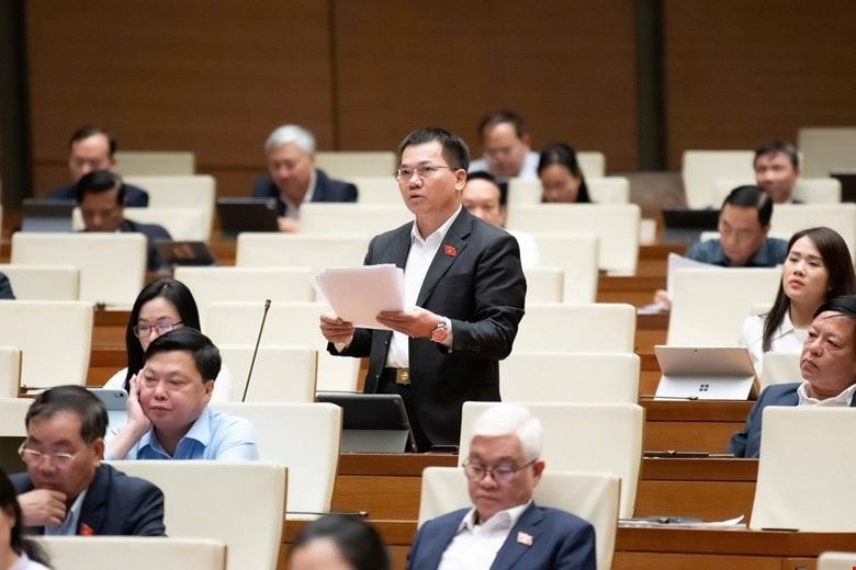 Đại biểu Quốc hội Dương Khắc Mai phát biểu. Ảnh: Quochoi.vn