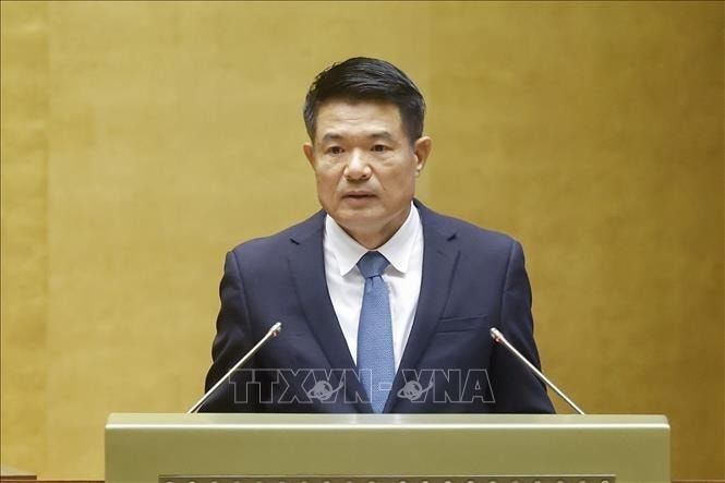 Viện trưởng Viện kiểm sát nhân dân tối Nguyễn Huy Tiến cao trình bày Báo cáo công tác năm 2025 của Viện trưởng Viện kiểm sát nhân dân tối cao. Ảnh: Doãn Tấn/TTXVN Viện trưởng Viện kiểm sát nhân dân tối Nguyễn Huy Tiến cao trình bày Báo cáo công tác năm 2025 của Viện trưởng Viện kiểm sát nhân dân tối cao. Ảnh: Doãn Tấn/TTXVN