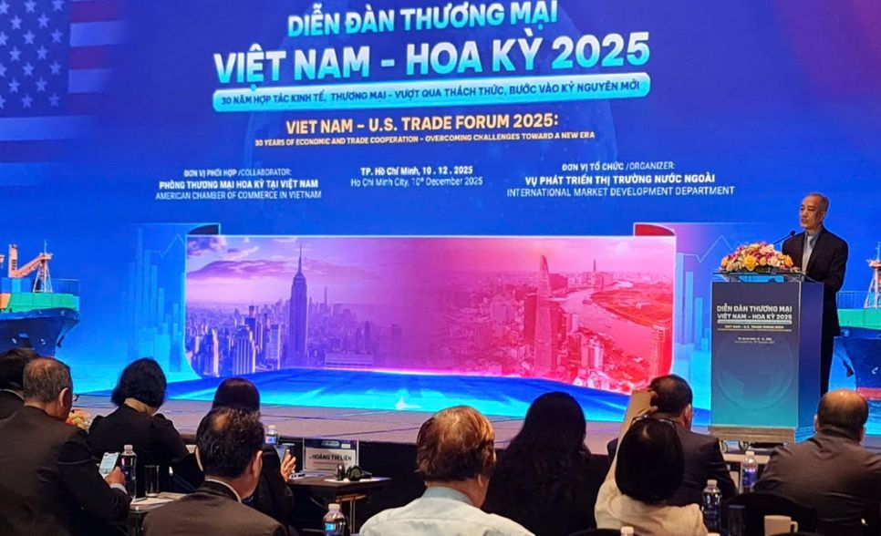 Diễn đàn diễn ra trong bối cảnh quan hệ Việt Nam - Mỹ tiếp tục phát triển tích cực, ngày càng đi vào chiều sâu và thực chất, đặc biệt trên các trụ cột kinh tế, thương mại và đầu tư. Ảnh: Lê Vũ
