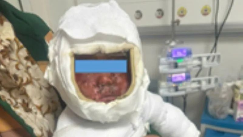 Cấp cứu thành công bé trai 9 tháng tuổi bỏng nặng do nước sôi