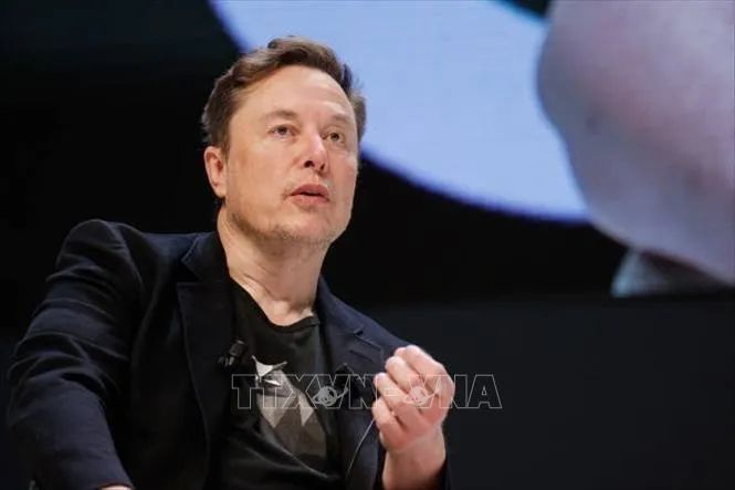 Tỷ phú công nghệ, Giám đốc điều hành Tesla và SpaceX, ông Elon Musk. Ảnh tư liệu: Getty Images/TTXVN