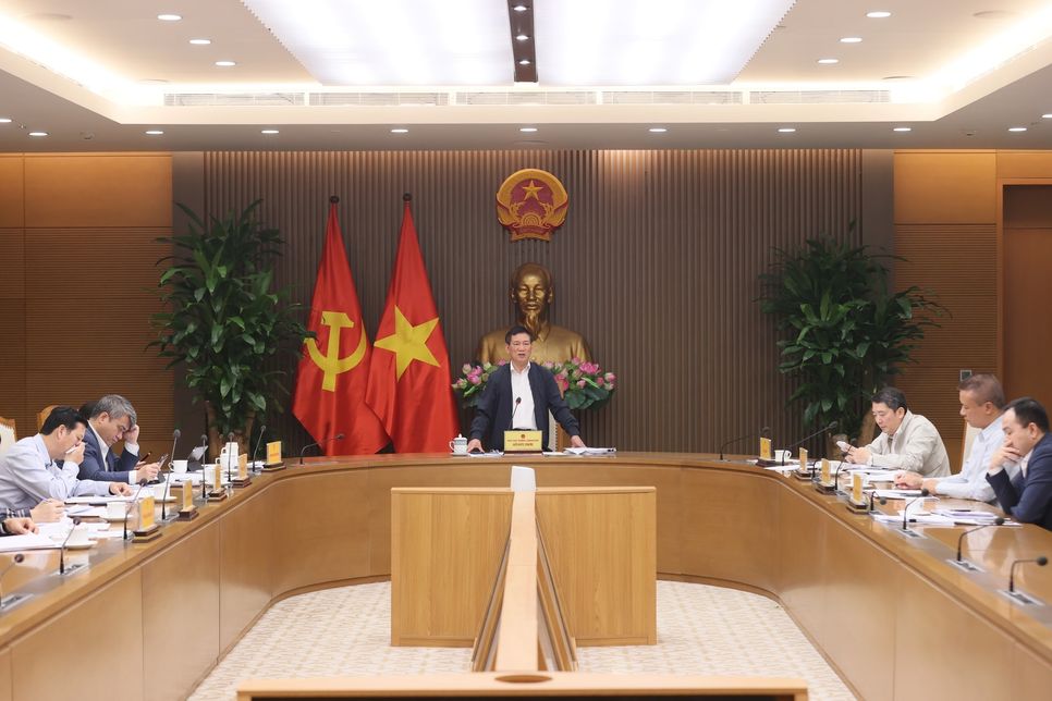 Quang cảnh cuộc họp. Ảnh: VGP Quang cảnh cuộc họp. Ảnh: VGP