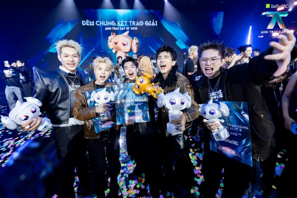 Giải Best 5 của chương trình. Ảnh: BTC Giải Best 5 của chương trình. Ảnh: BTC