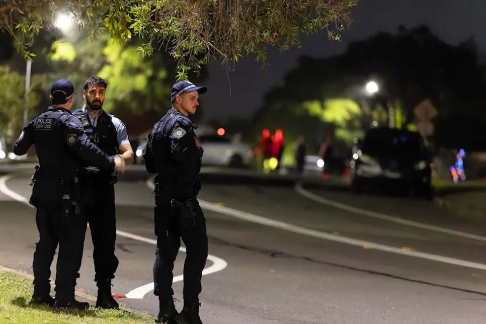 Cảnh sát phong tỏa hiện trường. Ảnh: SMH Cảnh sát phong tỏa hiện trường. Ảnh: SMH