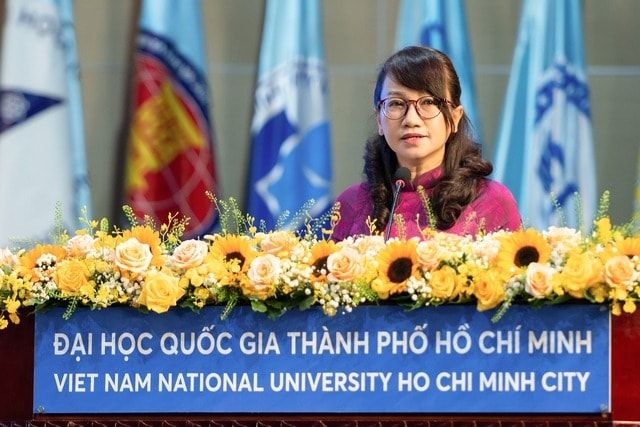 GS.TS Nguyễn Thị Thanh Mai - Tân Giám đốc Đại học Quốc gia TP.HCM. Ảnh: Thiện Thông