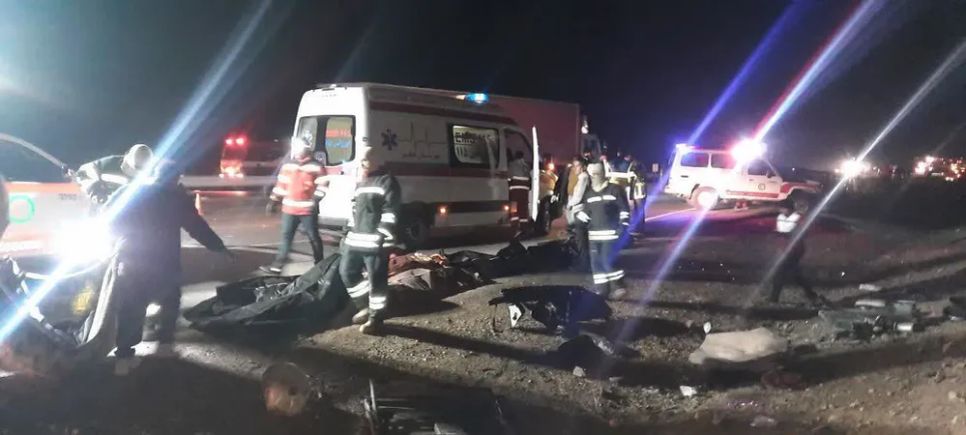 Hiện trường vụ tai nạn. Ảnh: Tehran Times Hiện trường vụ tai nạn. Ảnh: Tehran Times