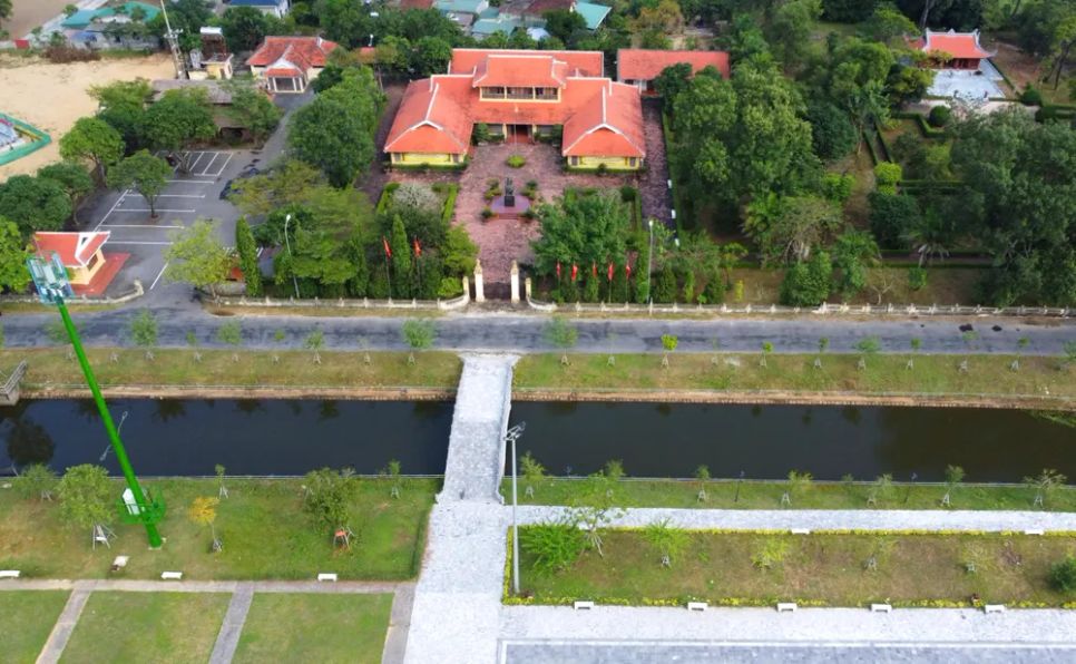 Một góc Di tích quốc gia đặc biệt Khu lưu niệm Nguyễn Du (xã Tiên Điền)