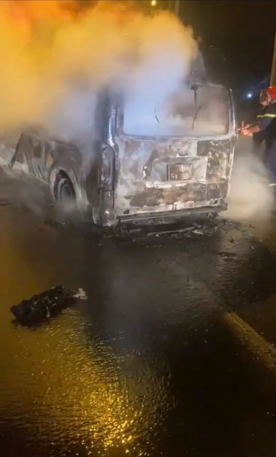 Hiện trường vụ việc. Ảnh: Cắt từ clip Hiện trường vụ việc. Ảnh: Cắt từ clip